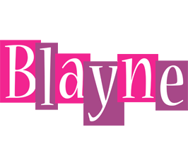 Blayne whine logo