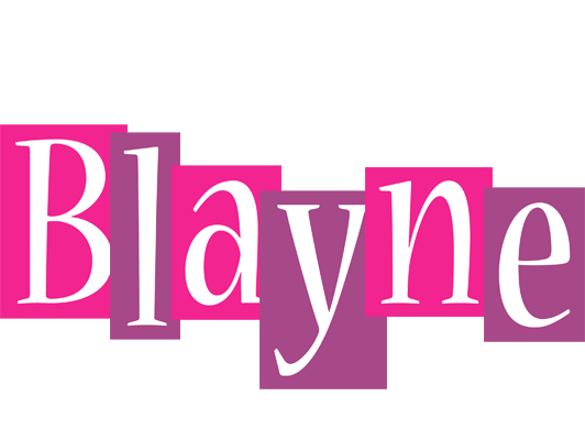 Blayne whine logo