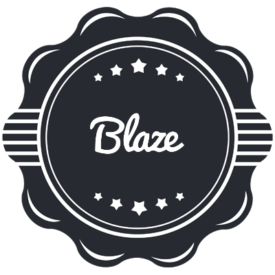 Blaze badge logo