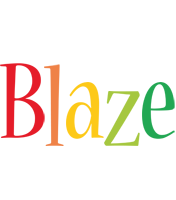 Blaze birthday logo