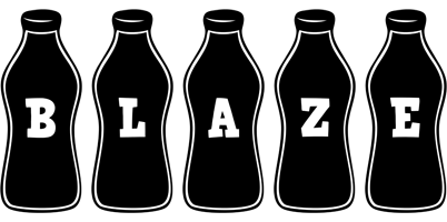 Blaze bottle logo