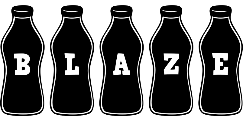 Blaze bottle logo