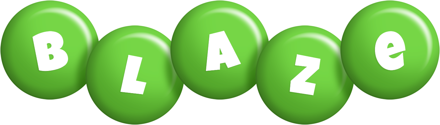 Blaze candy-green logo