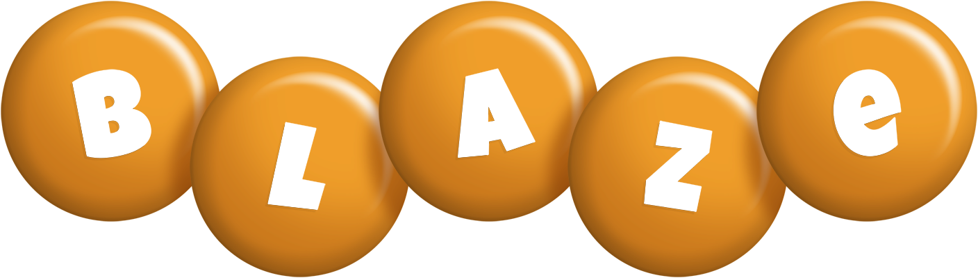 Blaze candy-orange logo
