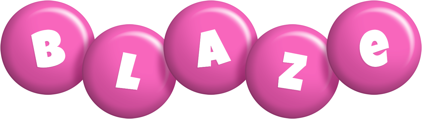 Blaze candy-pink logo