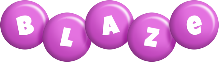 Blaze candy-purple logo