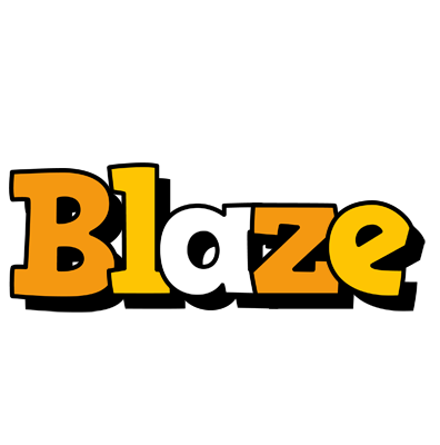 Blaze cartoon logo