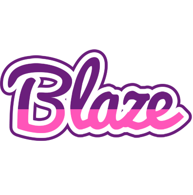 Blaze cheerful logo