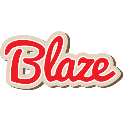 Blaze chocolate logo