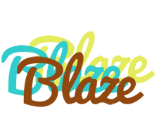 Blaze cupcake logo
