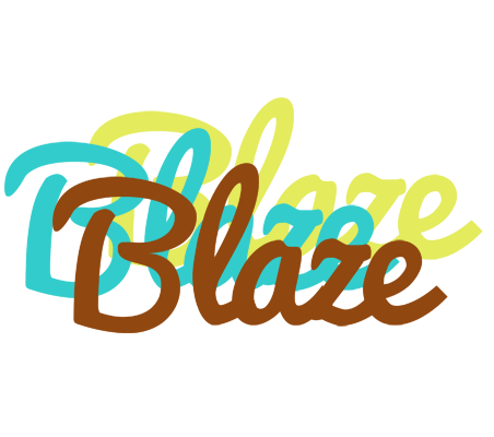 Blaze cupcake logo
