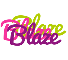 Blaze flowers logo