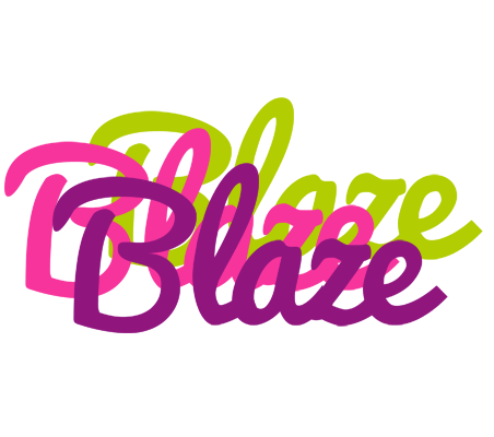 Blaze flowers logo