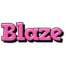 Blaze girlish logo