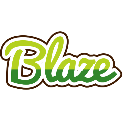 Blaze golfing logo