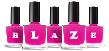 Blaze nails logo