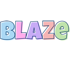 Blaze pastel logo