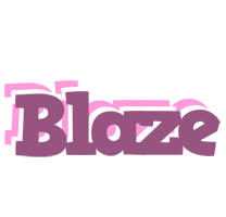 Blaze relaxing logo