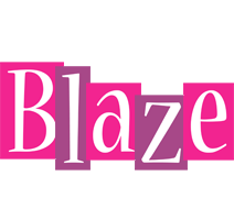 Blaze whine logo