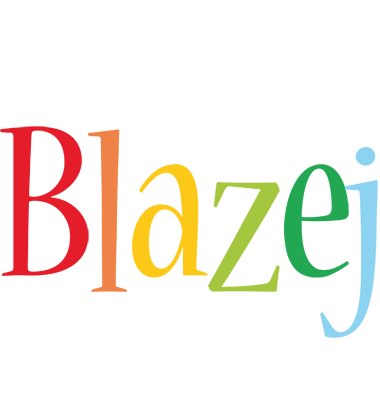 Blazej birthday logo