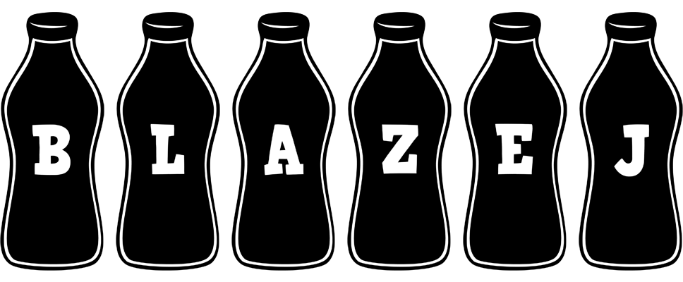 Blazej bottle logo