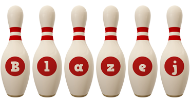 Blazej bowling-pin logo