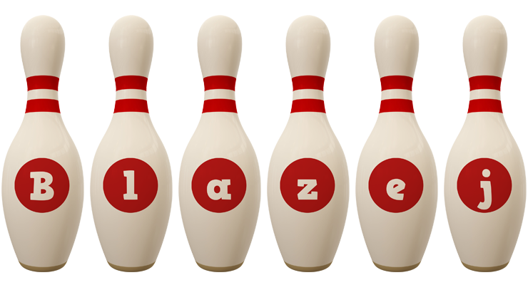 Blazej bowling-pin logo