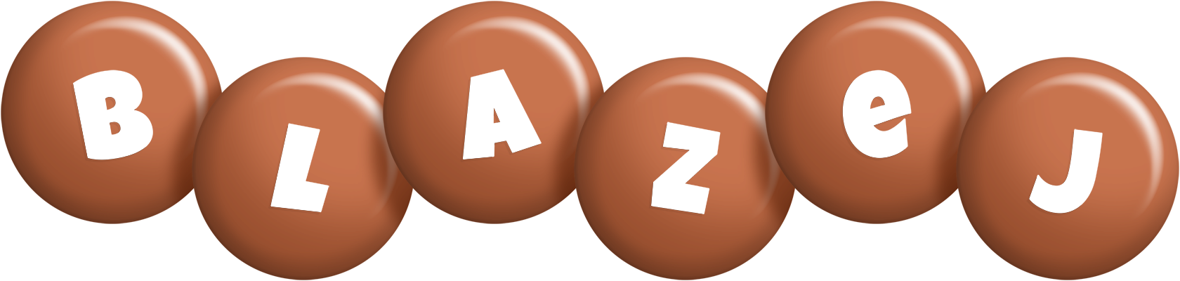 Blazej candy-brown logo
