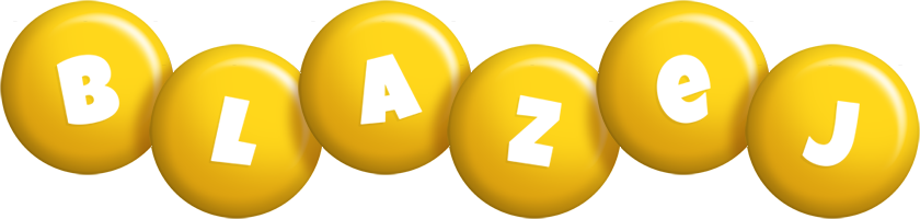 Blazej candy-yellow logo