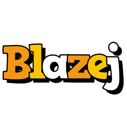 Blazej cartoon logo