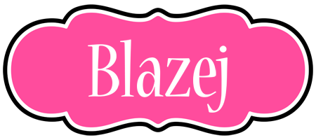 Blazej invitation logo