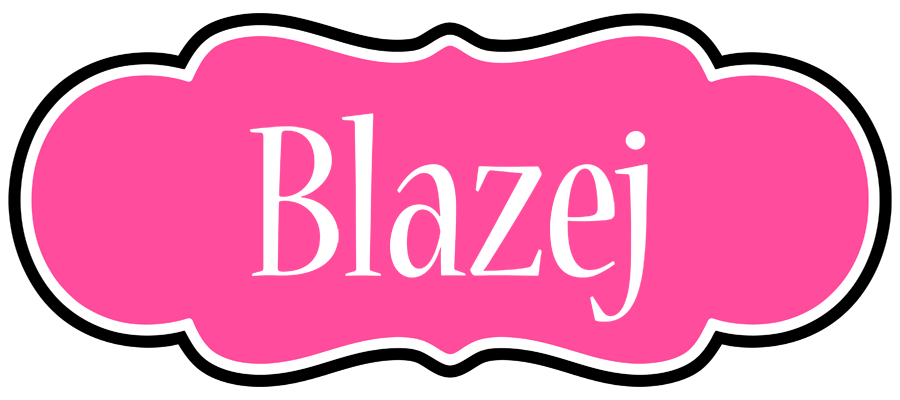 Blazej invitation logo