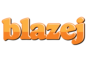 Blazej orange logo