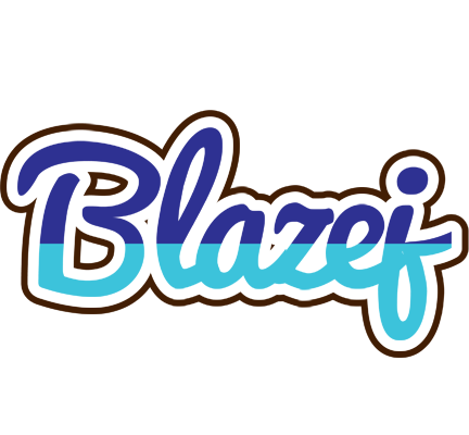Blazej raining logo