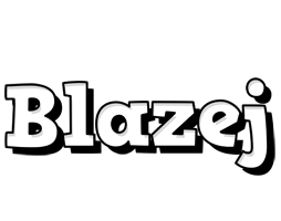 Blazej snowing logo