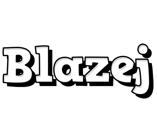 Blazej snowing logo