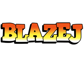 Blazej sunset logo