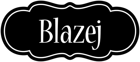 Blazej welcome logo