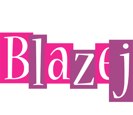 Blazej whine logo
