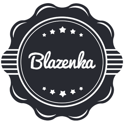 Blazenka badge logo