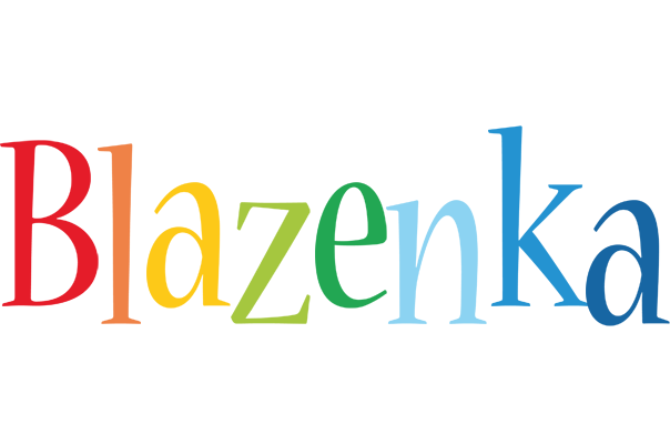 Blazenka birthday logo