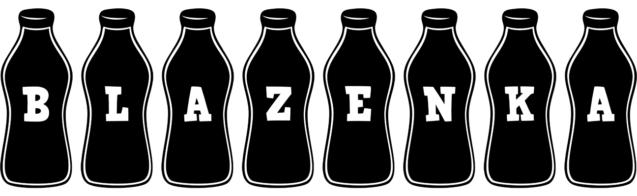 Blazenka bottle logo