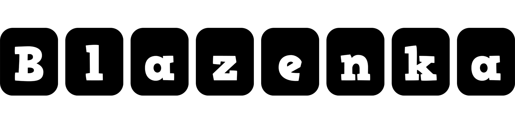 Blazenka box logo