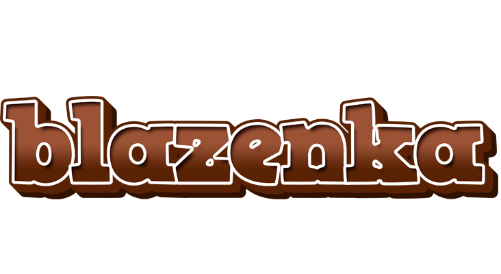 Blazenka brownie logo