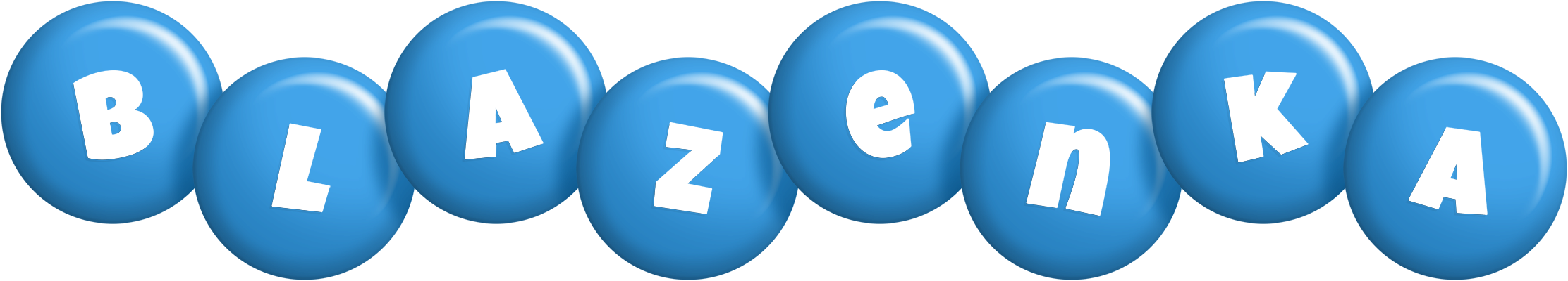 Blazenka candy-blue logo