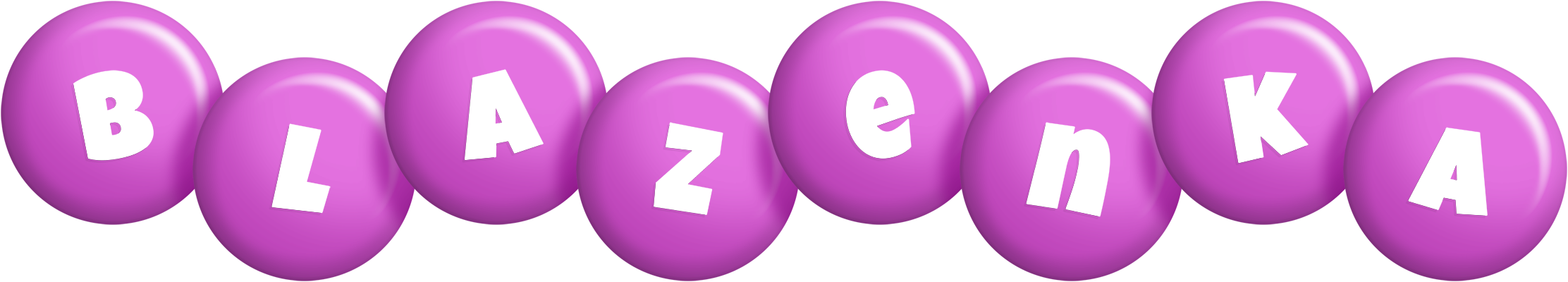 Blazenka candy-purple logo