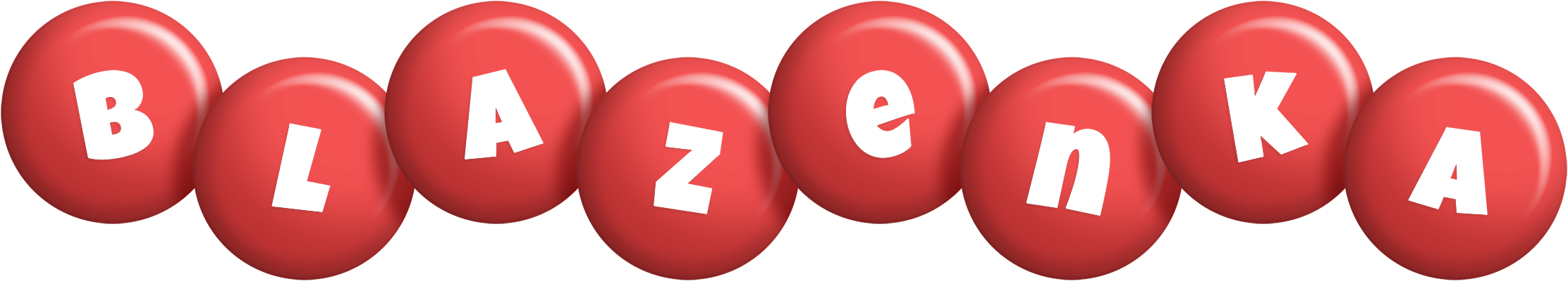 Blazenka candy-red logo