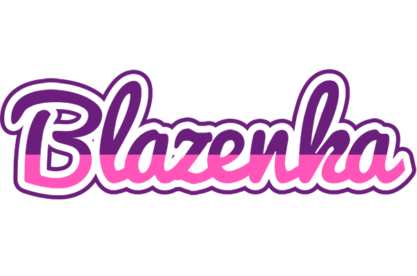 Blazenka cheerful logo