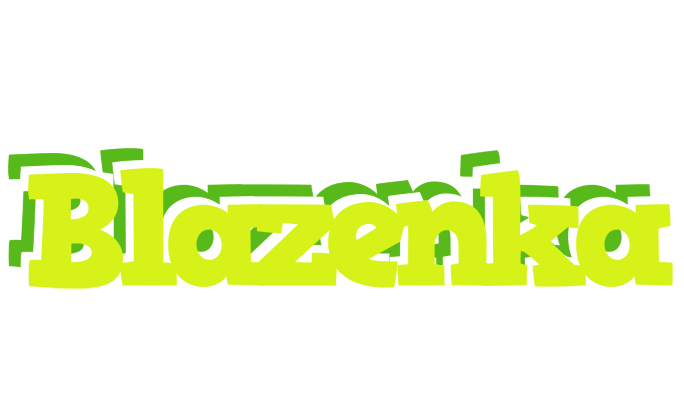 Blazenka citrus logo