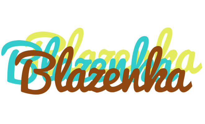 Blazenka cupcake logo